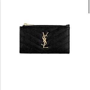YSL ❤️ Brand New Matelassé Leather Cardholder